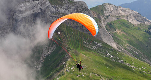 Paragliding in Rohtang Manali